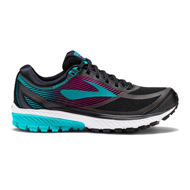 brooks Women\'s Ghost 10 GTX Black / Blue / Hollyhock