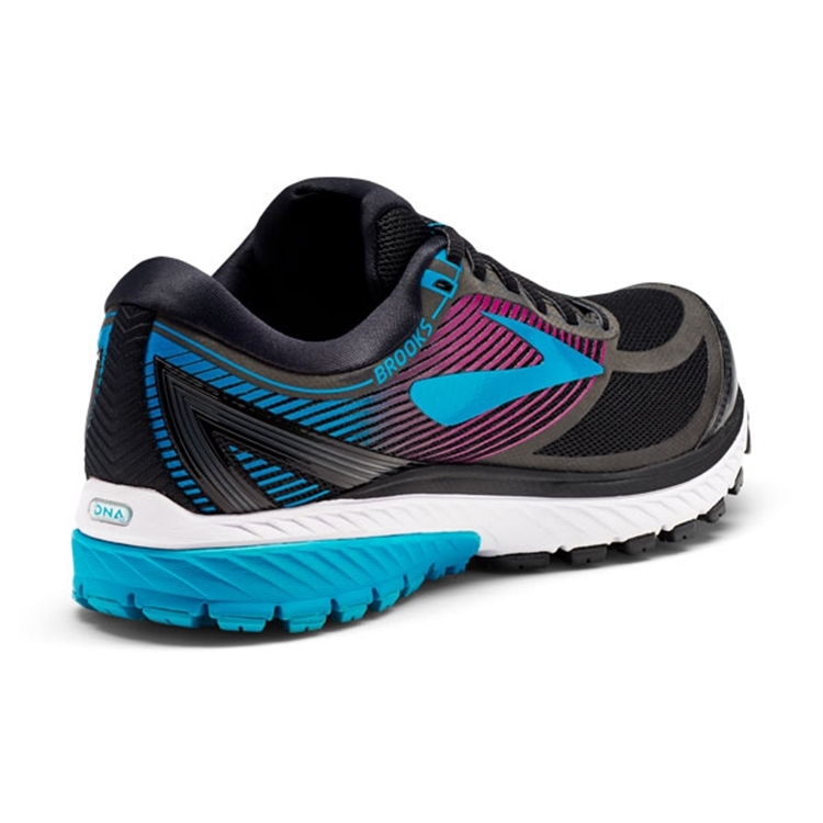 brooks Women\'s Ghost 10 GTX Black / Blue / Hollyhock