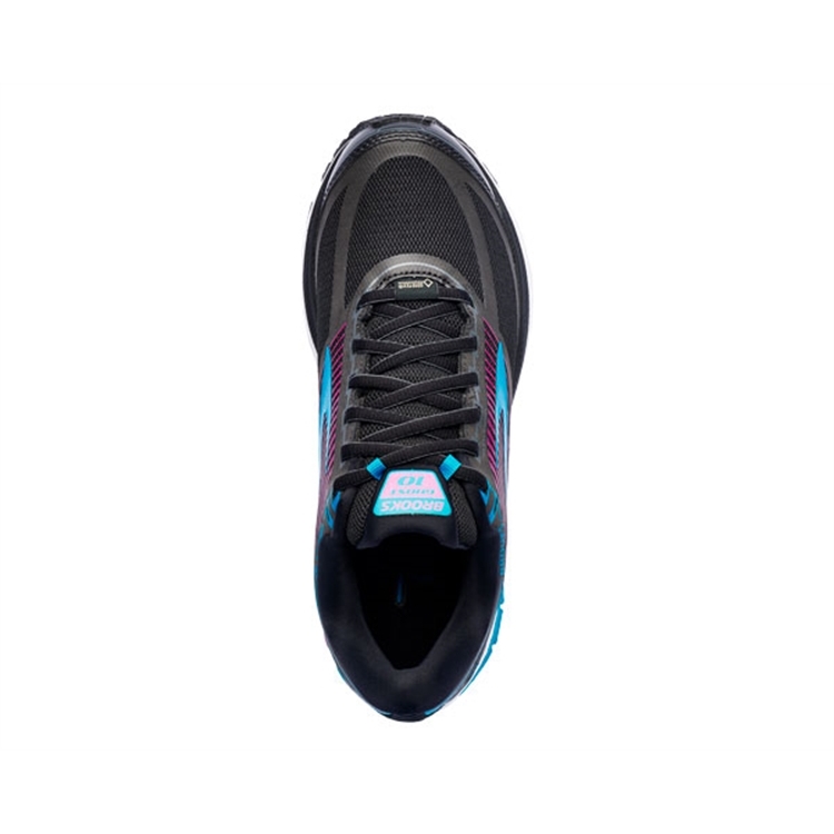 brooks Women\'s Ghost 10 GTX Black / Blue / Hollyhock