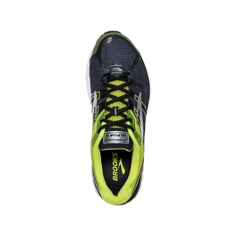 brooks Men\'s Vapor 4 Anthracite / Lime / Silver