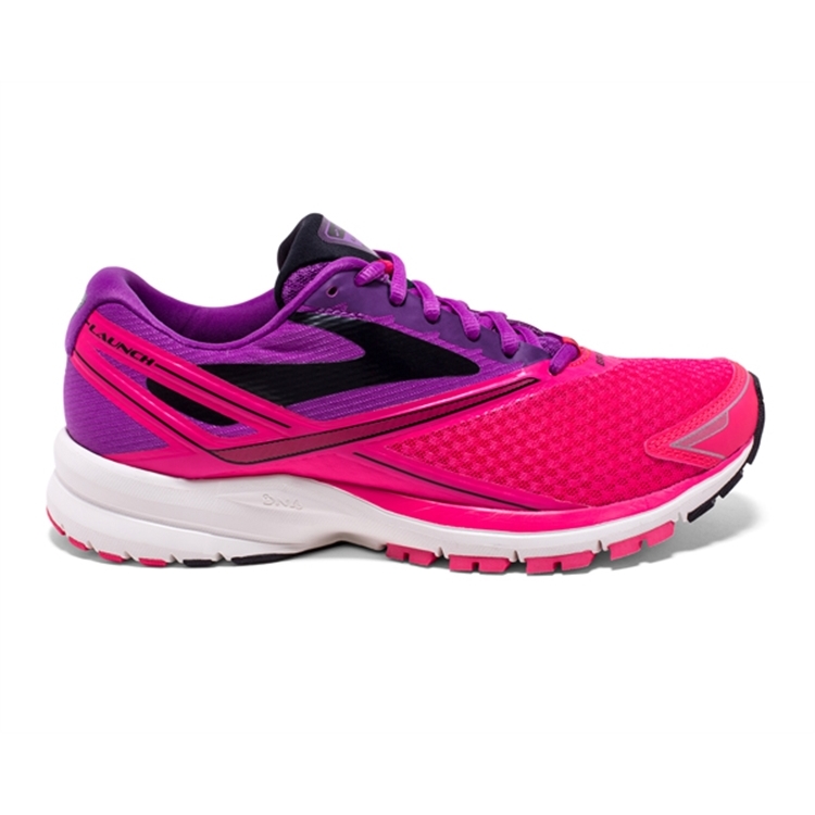 brooks Women\'s Launch 4 Purple / Diva Pink / Blue