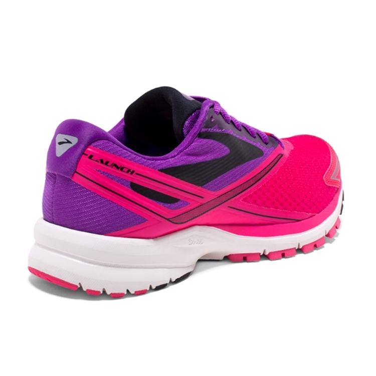 brooks Women\'s Launch 4 Purple / Diva Pink / Blue