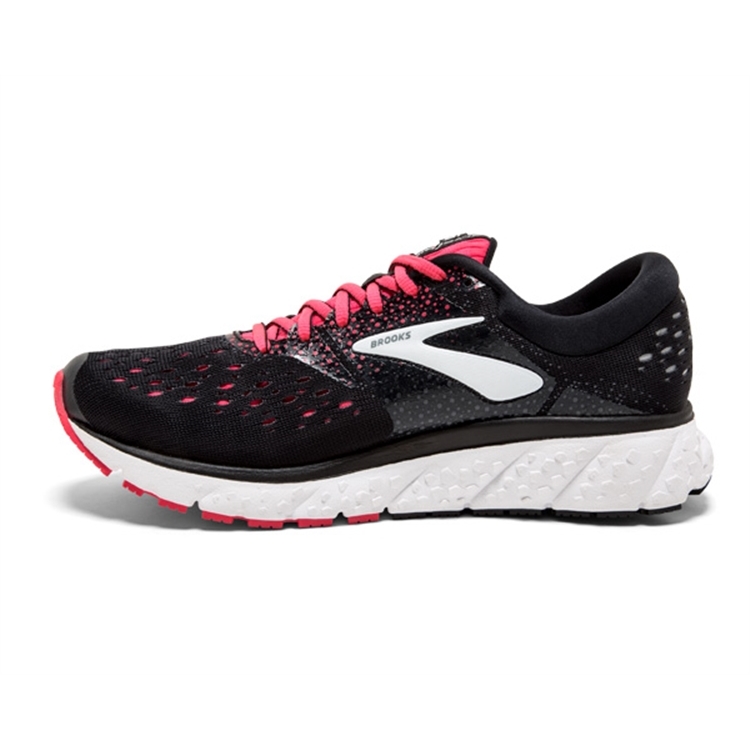 brooks Women\'s Glycerin 16 Black / Pink / Grey