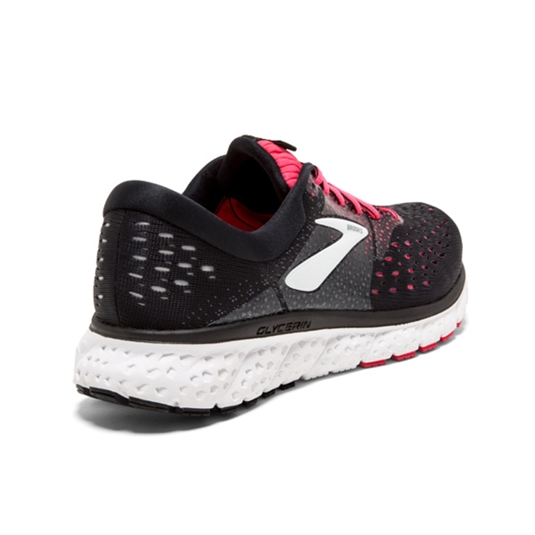 brooks Women\'s Glycerin 16 Black / Pink / Grey