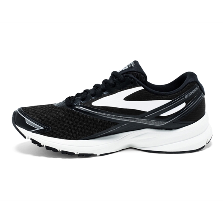 brooks Women\'s Launch 4 Black / White / Silver