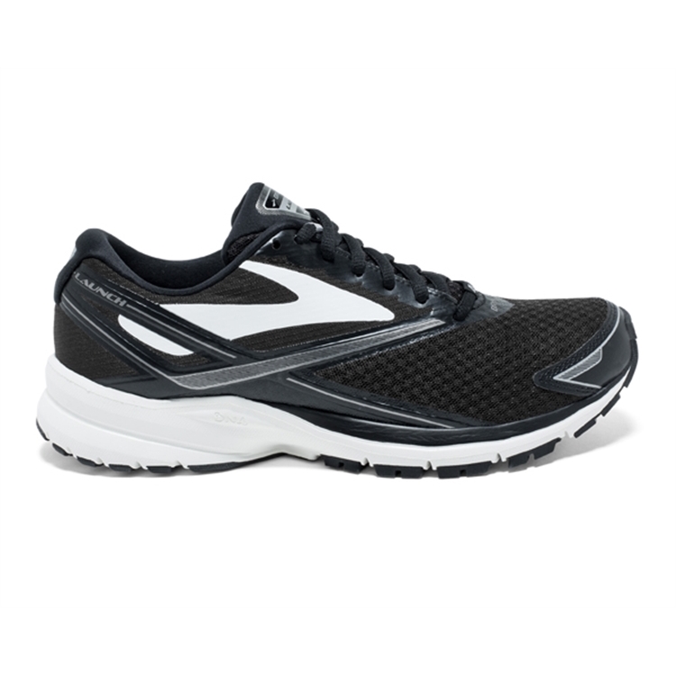 brooks Women\'s Launch 4 Black / White / Silver