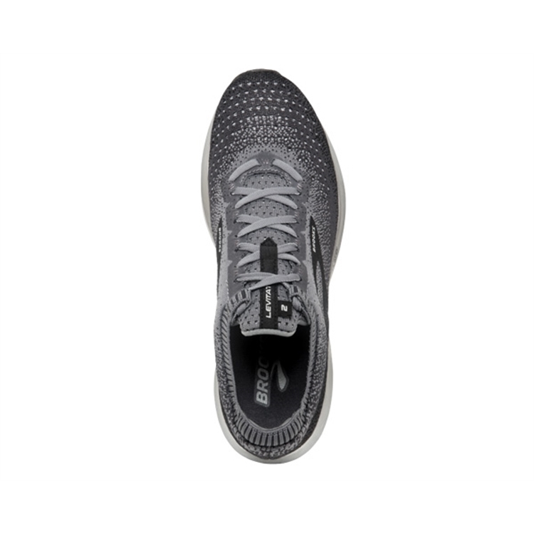 brooks Men\'s Levitate 2 Black / Grey / Ebony