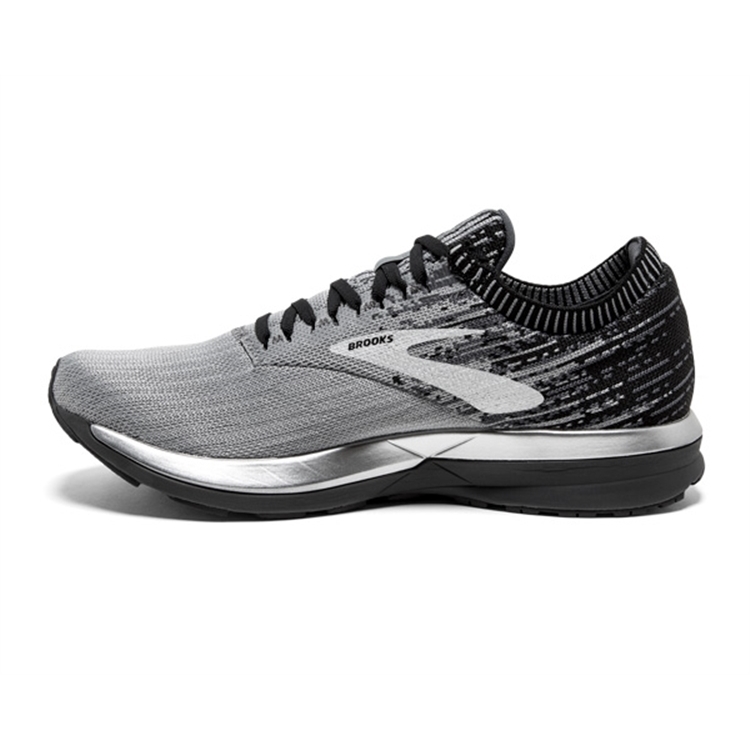 brooks Men\'s Ricochet Grey / Black / Ebony