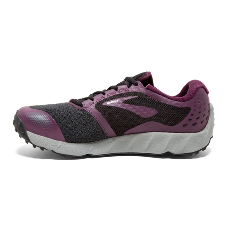 brooks Women\'s PureGrit 7 Black / Purple / Grey