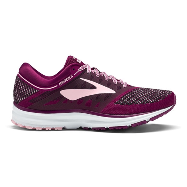 brooks Women\'s Revel Plum / Pink / Black