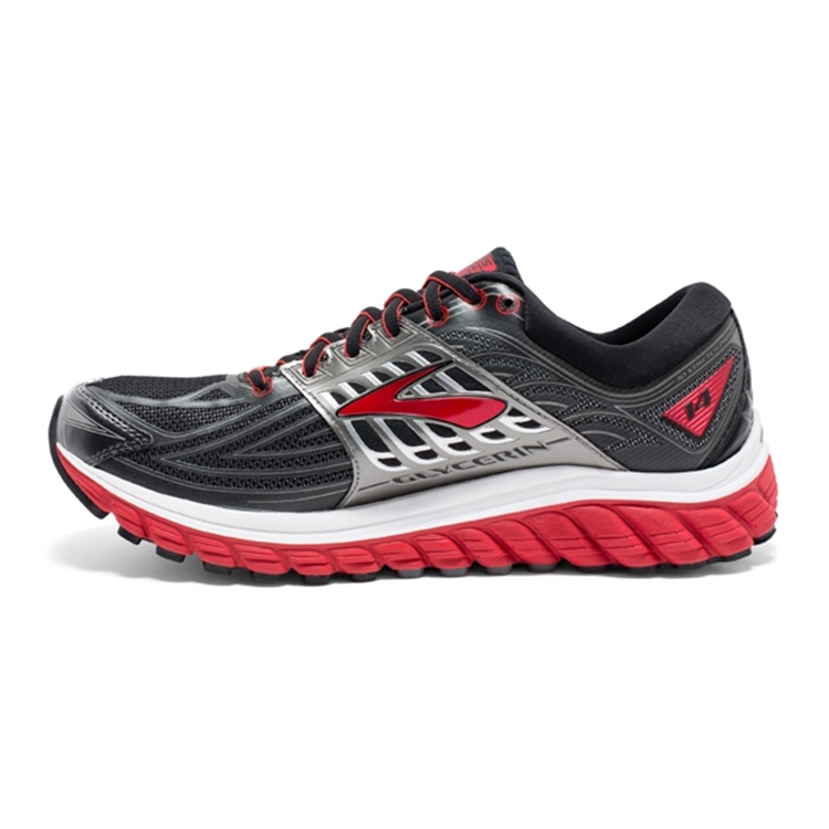 brooks Men\'s Glycerin 14 High Risk Red / Anthracite