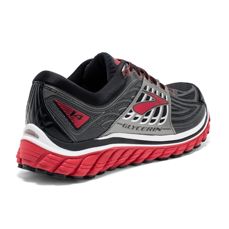 brooks Men\'s Glycerin 14 High Risk Red / Anthracite