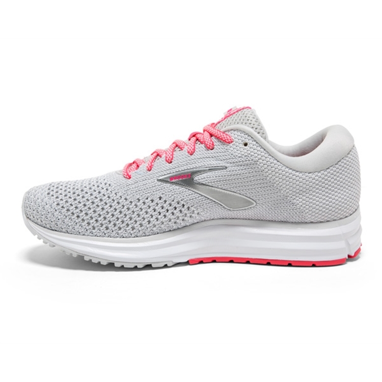 brooks Women\'s Revel 2 Grey / White / Pink