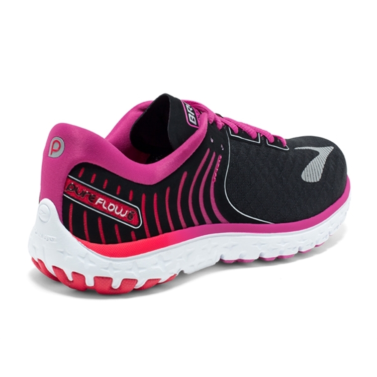 brooks Women\'s PureFlow 6 Black / Rose Violet