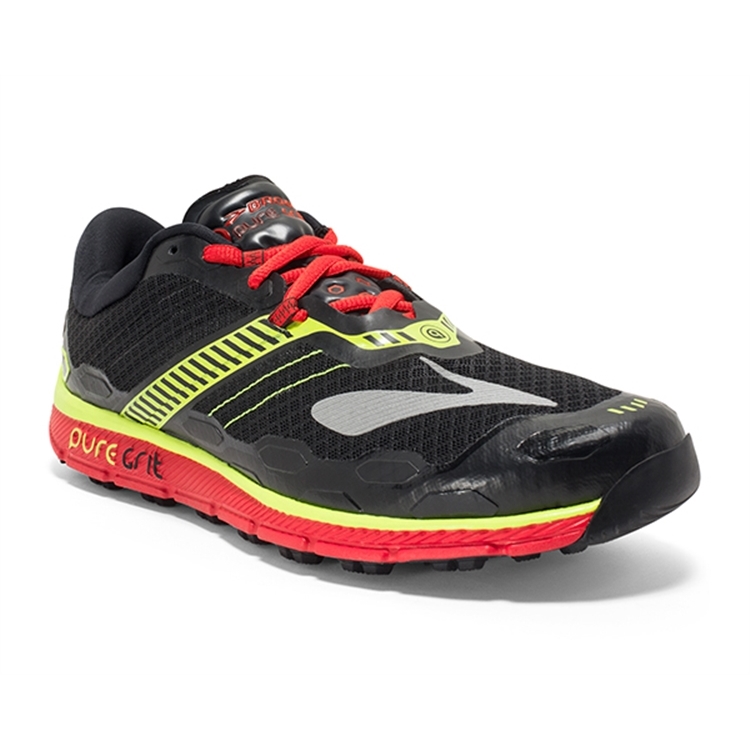 brooks Men's PureGrit 5 Red / Nightlife / Black