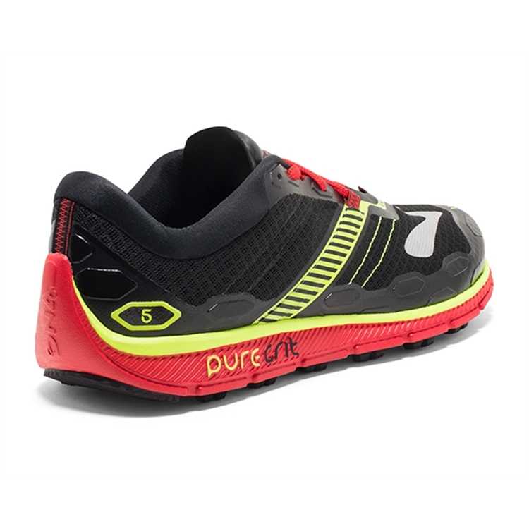 brooks Men\'s PureGrit 5 Red / Nightlife / Black