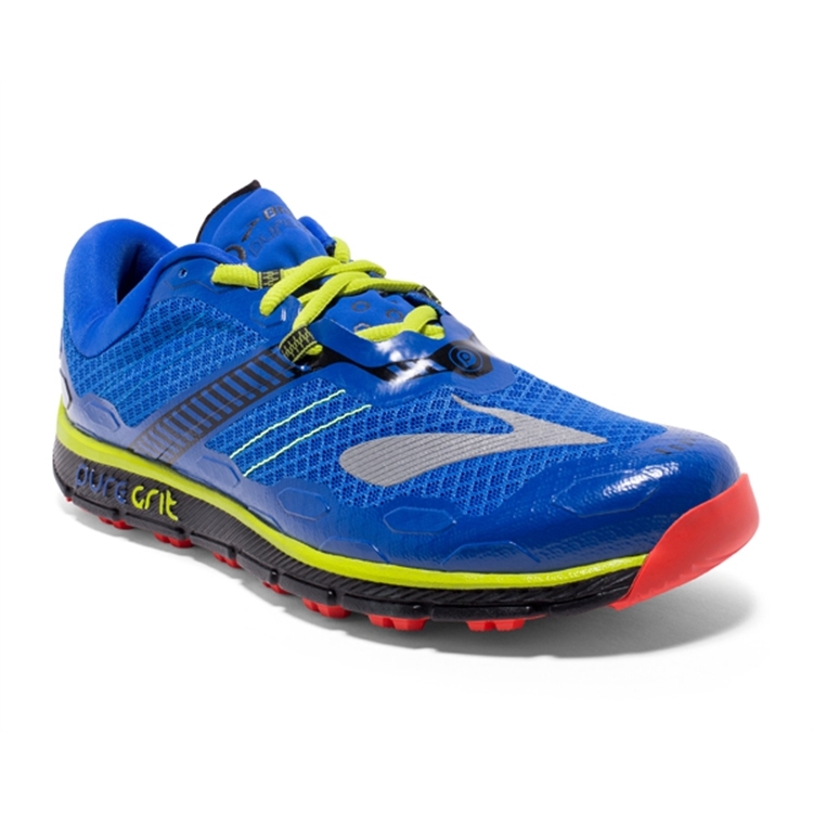 brooks Men\'s PureGrit 5 Blue / Black / Lime