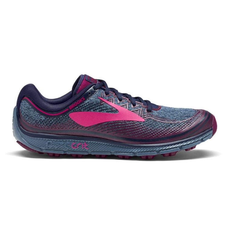 brooks Women\'s PureGrit 6 Navy / Plum / Pink