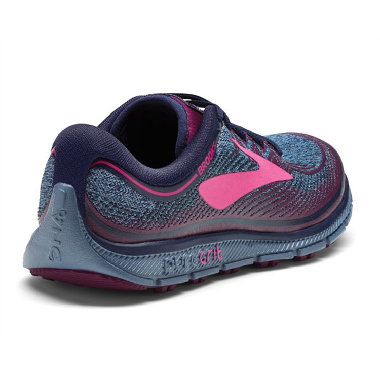 brooks Women\'s PureGrit 6 Navy / Plum / Pink