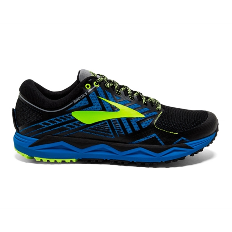 brooks Men\'s Caldera 2 Blue / Black / Lime