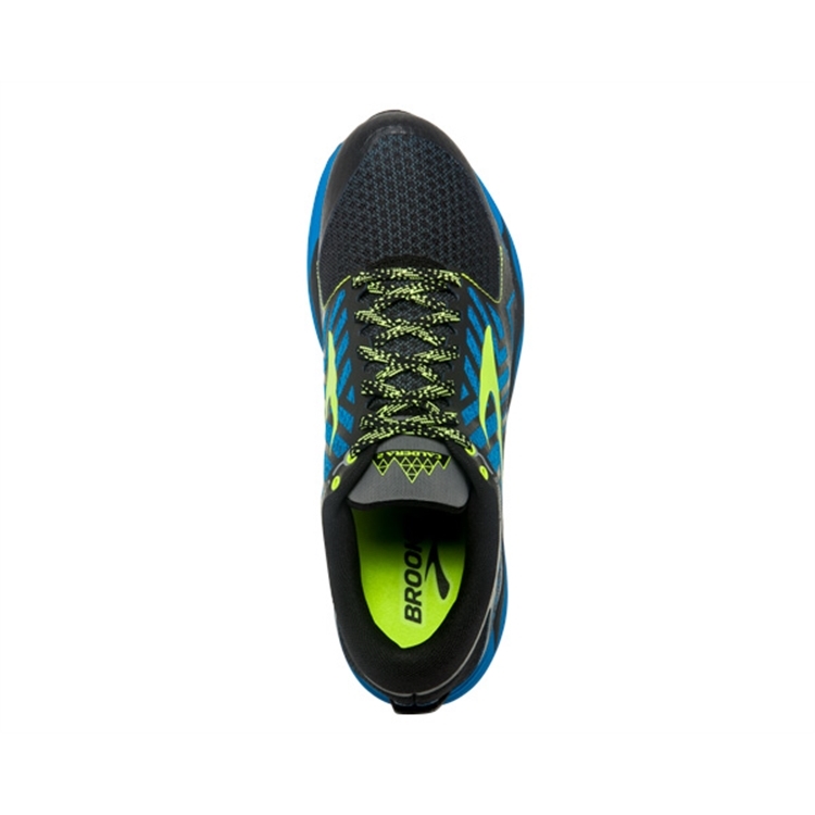 brooks Men\'s Caldera 2 Blue / Black / Lime