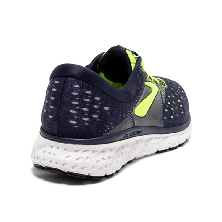 brooks Men\'s Glycerin 16 Navy / Nightlife / Grey