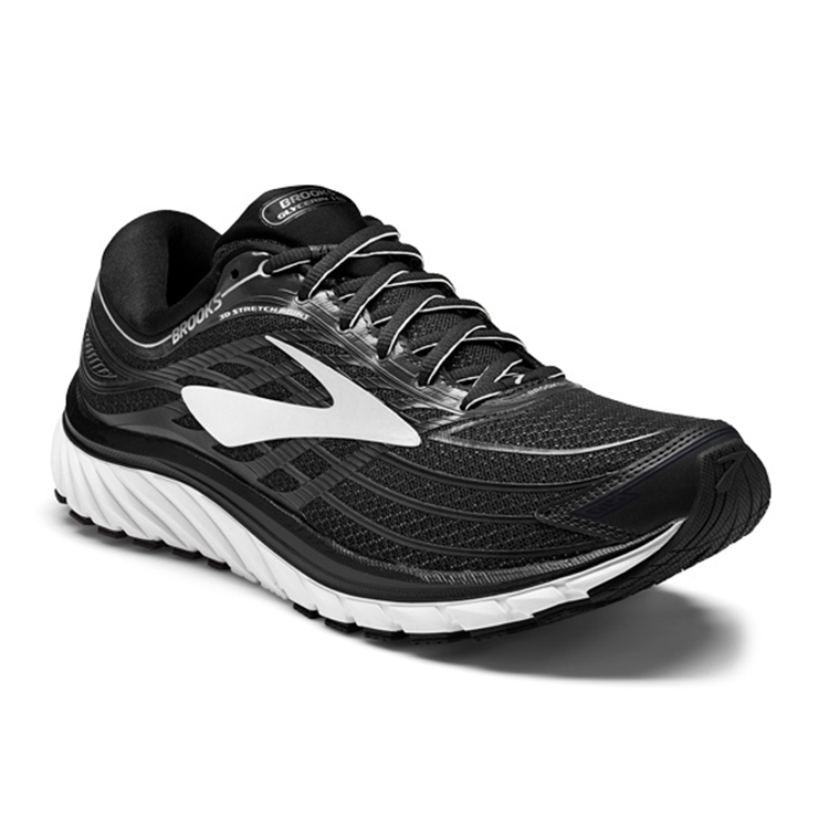 brooks Men\'s Glycerin 15 Black / Silver / White