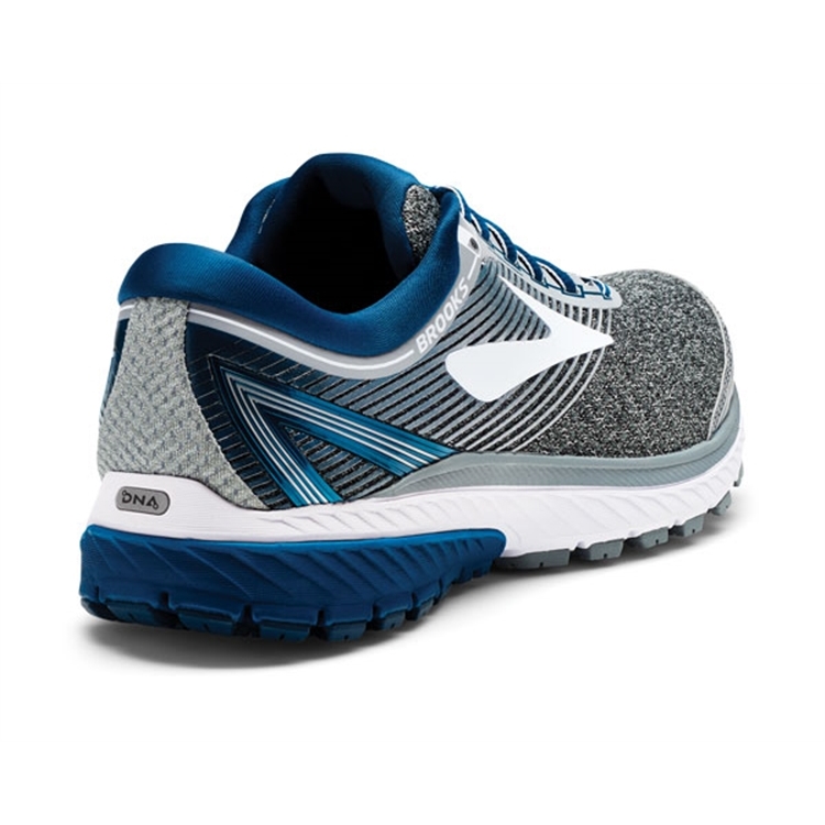 brooks Men\'s Ghost 10 Silver / Blue / White