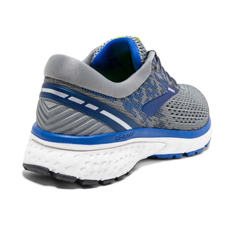 brooks Men\'s Ghost 11 Grey / Blue / Silver