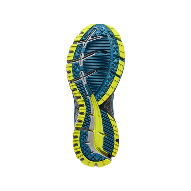 brooks Men\'s Adrenaline ASR 13 Blue / Lime Punch / Anthracite