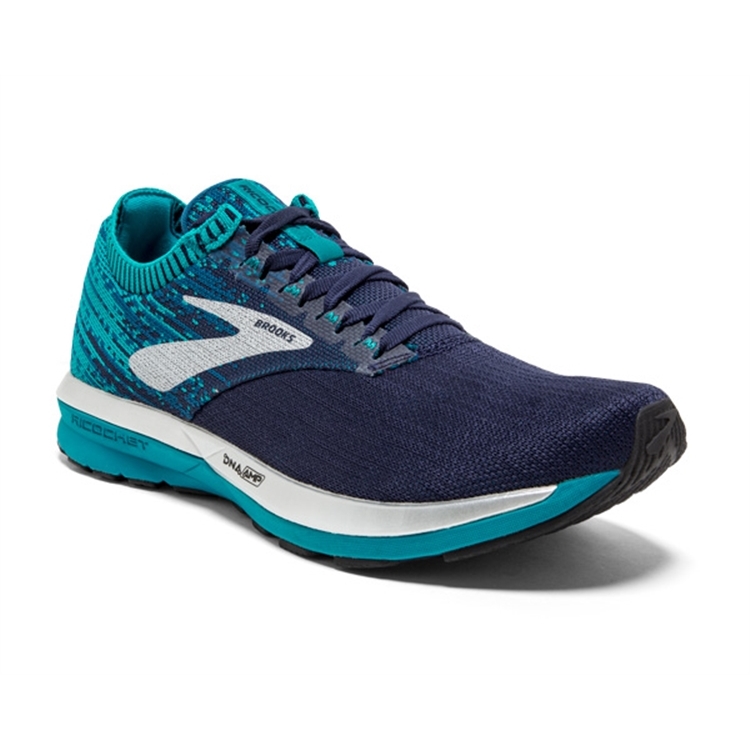 brooks Women\'s Ricochet Navy / Blue / White