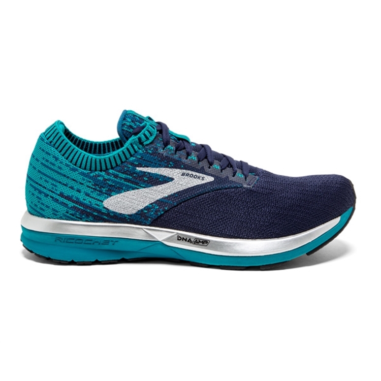 brooks Women\'s Ricochet Navy / Blue / White