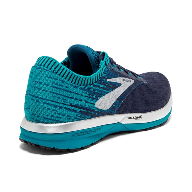 brooks Women\'s Ricochet Navy / Blue / White