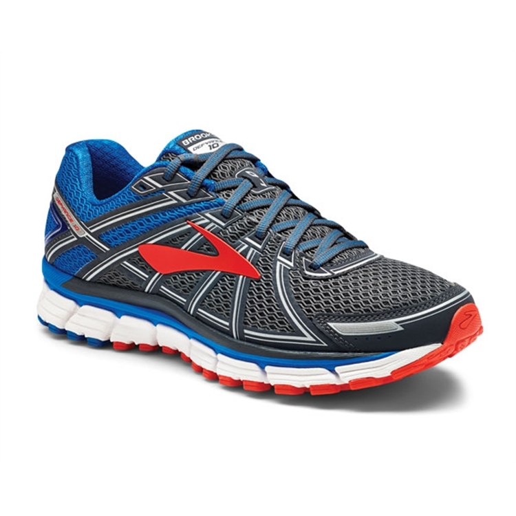 brooks Men\'s Defyance 10 Ebony / Blue / Orange