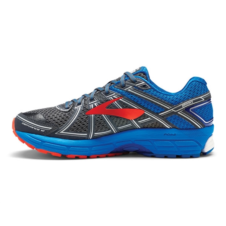 brooks Men\'s Defyance 10 Ebony / Blue / Orange