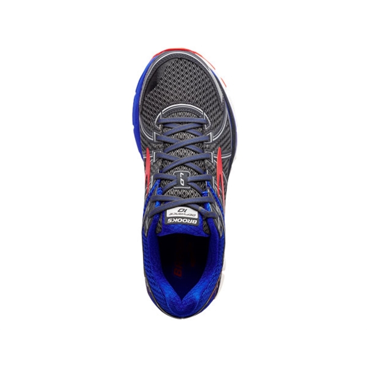 brooks Men\'s Defyance 10 Ebony / Blue / Orange