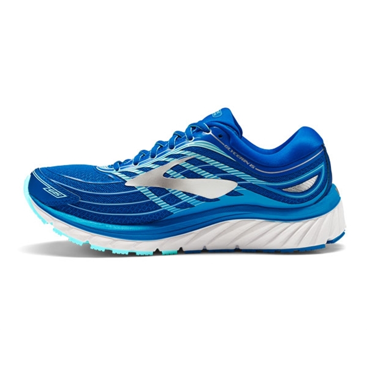 brooks Women\'s Glycerin 15 Blue / Mint / Silver