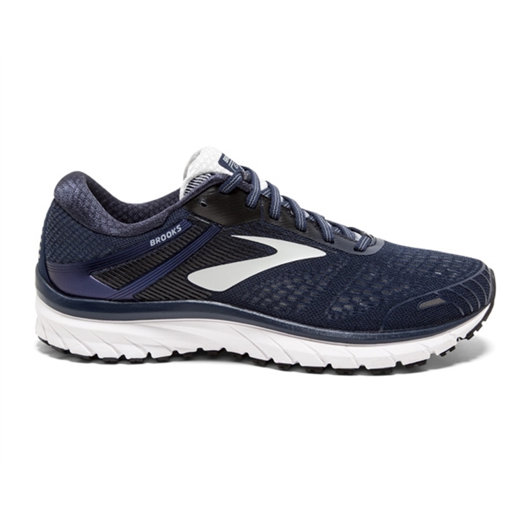 brooks Men\'s Adrenaline GTS 18 Navy / Grey / Black