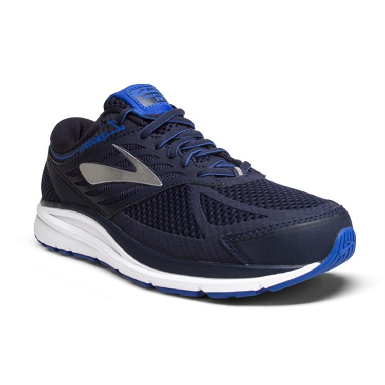 brooks Men's Addiction 13 Navy / Silver / Electric Blue