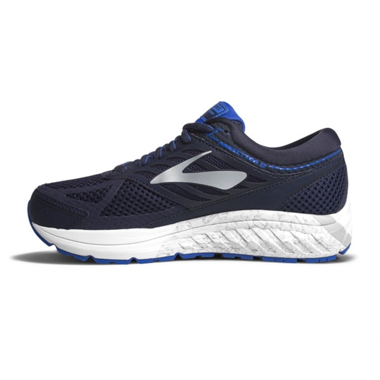 brooks Men\'s Addiction 13 Navy / Silver / Electric Blue