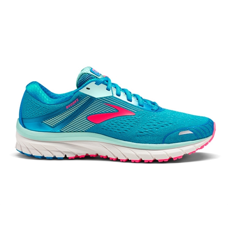 brooks Women\'s Adrenaline GTS 18 Blue / Mint / Pink