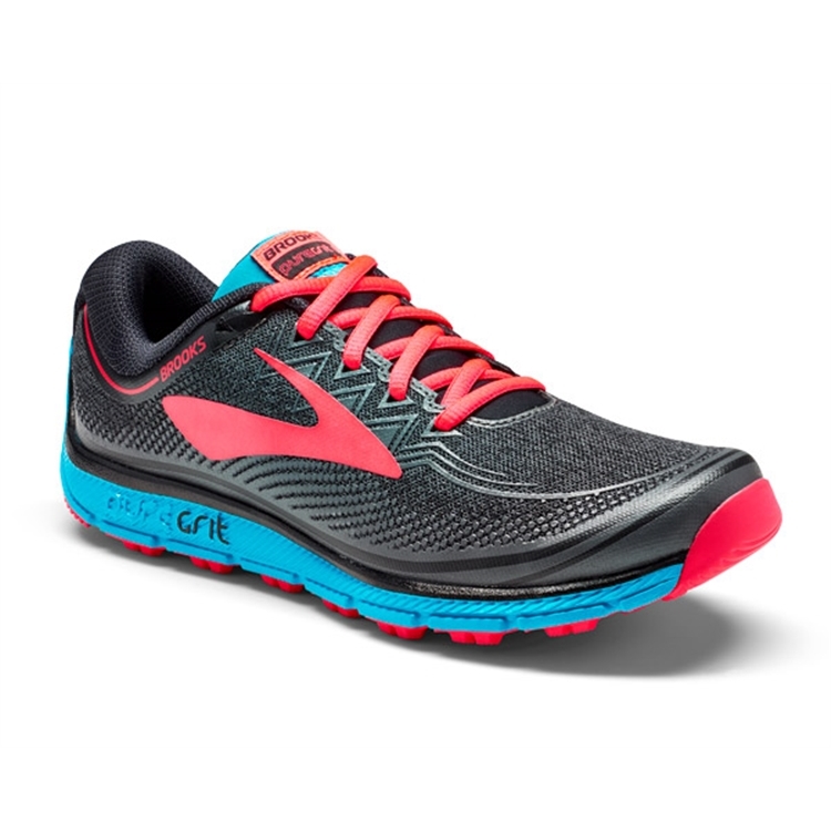 brooks Women\'s PureGrit 6 Black / Ebony / Diva Pink