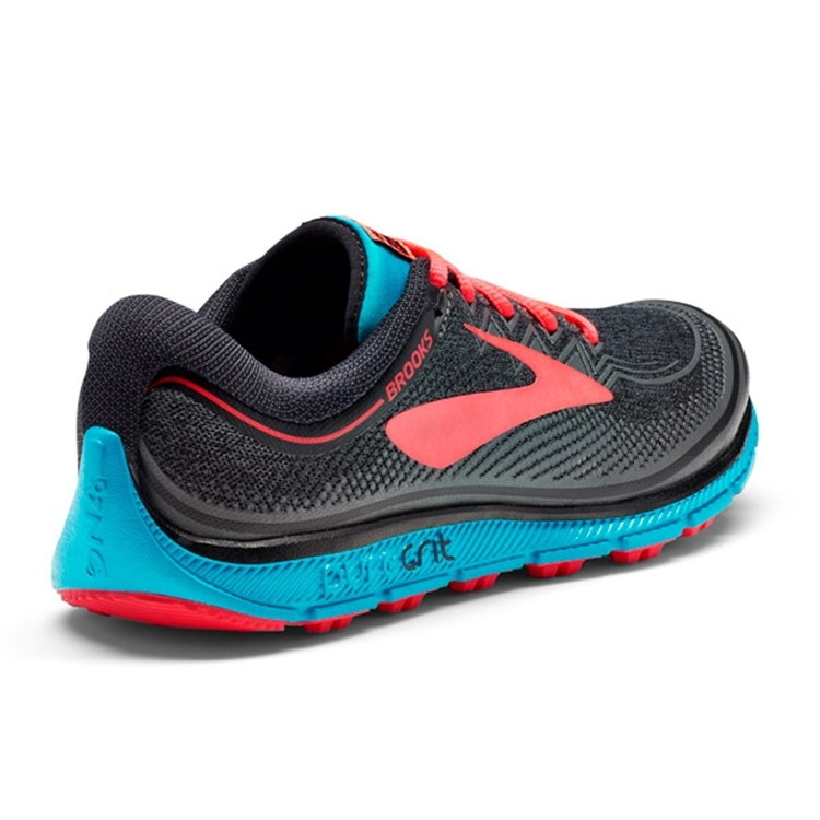 brooks Women\'s PureGrit 6 Black / Ebony / Diva Pink