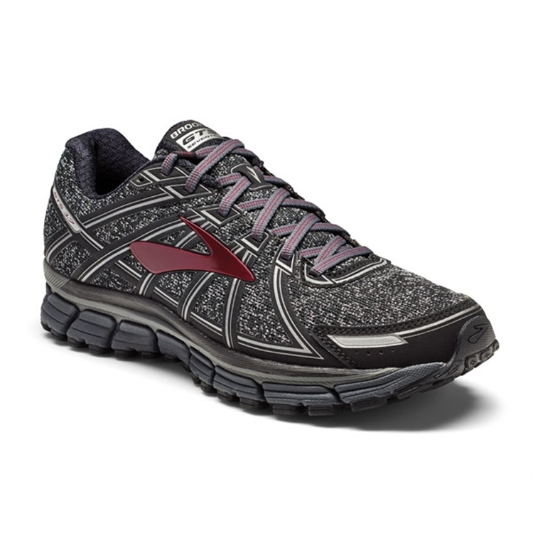 brooks Men\'s Adrenaline GTS 17 Port / Charcoal / Black