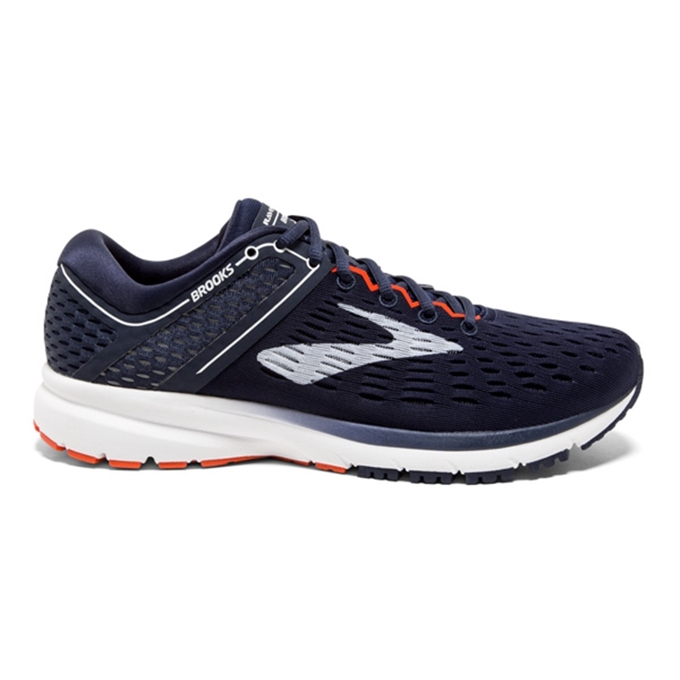 brooks Men\'s Ravenna 9 Navy / White / Orange