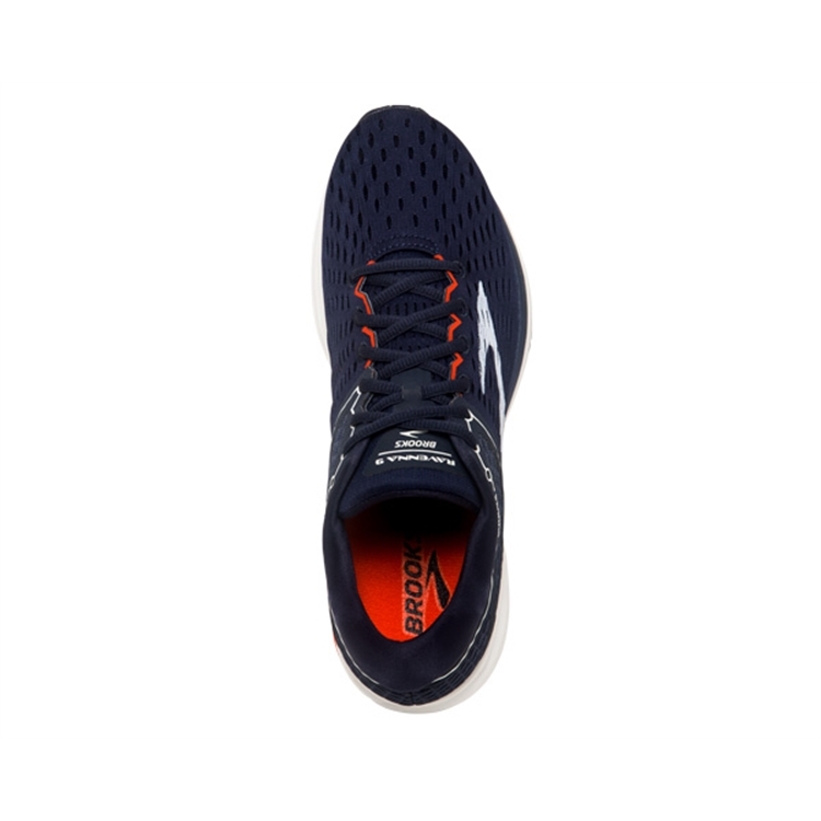 brooks Men\'s Ravenna 9 Navy / White / Orange