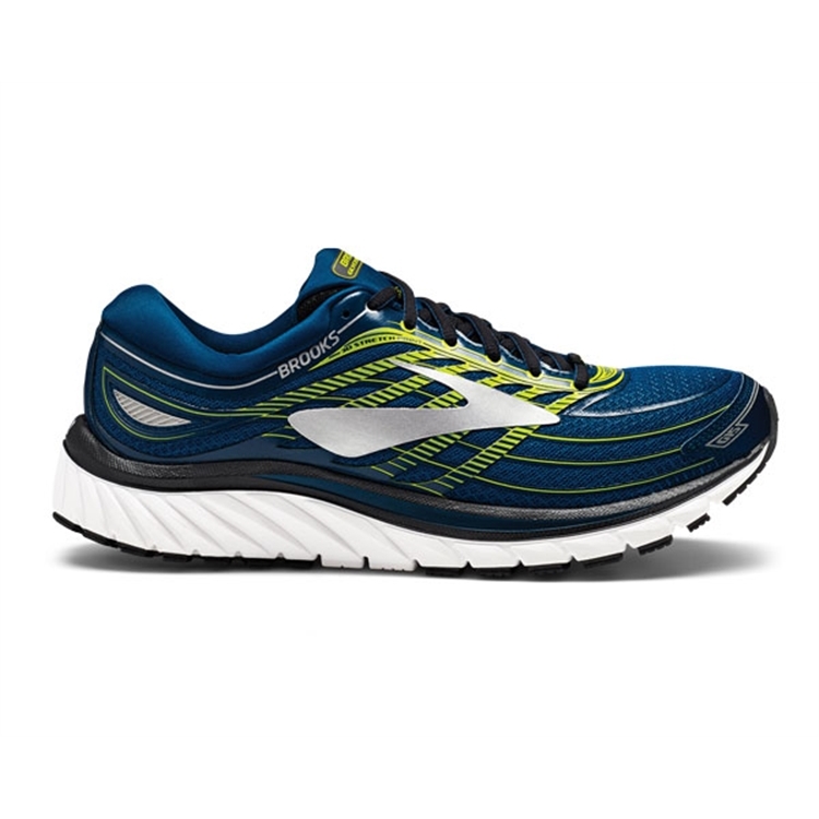 brooks Men\'s Glycerin 15 Blue / Lime / Silver