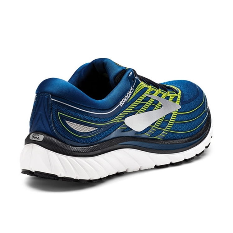 brooks Men\'s Glycerin 15 Blue / Lime / Silver