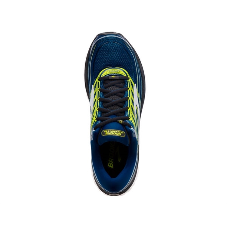 brooks Men\'s Glycerin 15 Blue / Lime / Silver