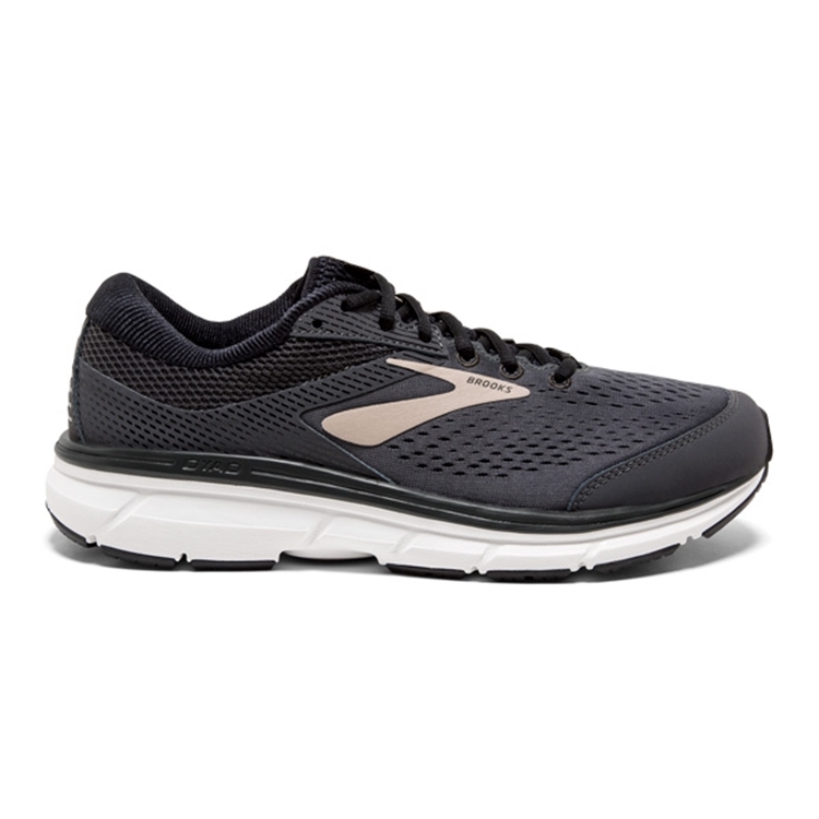 brooks Men\'s Dyad 10 Grey / Black / Tan